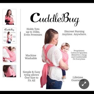 Cuddle bug wrap—frosted pomegranate-NEW
